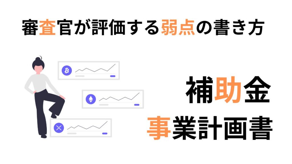 補助金 事業計画書の書き方 弱点について