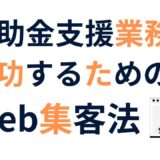 士業・FP・コンサルタント向け｜補助金支援業務で成功するためのWeb集客法